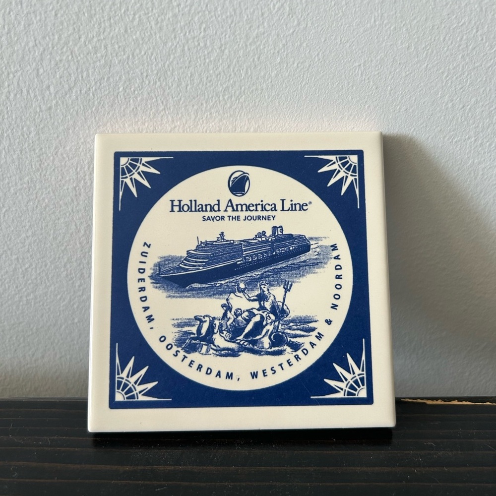 vintage holland america coasters